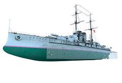 CK117-Full Ship-Port Bow-Torpedo Nets Extended